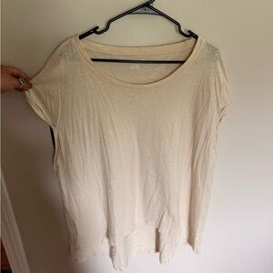 Cream Women's Top
